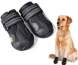 Dog Shoes Adjustable Paw Protectors Black, 7.5 x 6.5 cm In Australia - Darrahopens