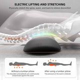 Lumbar Cushion 3 in 1 Massage and Heating Support USB Dark Gray In Australia - Darrahopens