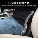 Car Seat Cushion Memory Foam Wedge for Lower Back Support Black, 44 x 23.5 x 9.5 cm In Australia - Darrahopens