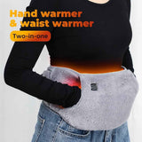 USB Heated Waist Belt Hand Warmer for Menstrual Cramp Relief