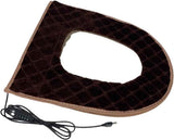 USB Heated Toilet Seat 5 Level Heating with Timer Brown In Australia - Darrahopens
