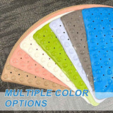 Corner Shower Mat Non Slip with Suction Cups Pink, 54 x 54 cm In Australia - Darrahopens