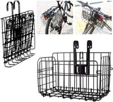 Foldable Bicycle Basket Removable Metal Mesh with Quick Release In Australia - Darrahopens