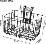 Foldable Bicycle Basket Removable Metal Mesh with Quick Release In Australia - Darrahopens