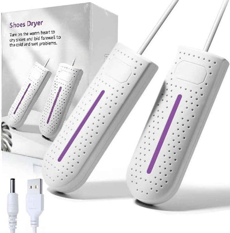 USB Shoe Dryer Portable Heater for Shoes Socks and Gloves White, 16.5 x 6 cm In Australia - Darrahopens