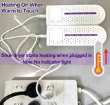 USB Shoe Dryer Portable Heater for Shoes Socks and Gloves White, 16.5 x 6 cm In Australia - Darrahopens