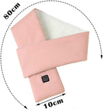 USB Heated Scarf Neck Wrap with 3 Temperature Settings Green, 10 x 80 cm In Australia - Darrahopens