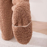 Womens Fleece Over the Knee Socks Warm Winter Leg Warmers In Australia - Darrahopens