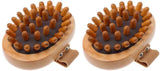 2 Piece Wooden Body Massage Rollers for Neck and Legs Cellulite Care In Australia - Darrahopens