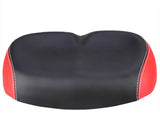 Black and Red Bicycle Saddle Shock Absorbing Wide Seat Cushion Unisex, 26 x 17 x 9 cm In Australia - Darrahopens