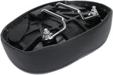 Black and Blue Bicycle Saddle Shock Absorbing Wide Seat Cushion Unisex, 26 x 17 x 9 cm