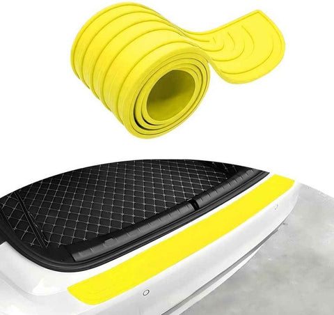 Yellow Universal Car Bumper Protection Strip Scratch Resistant Anti Slip, 104 x 9 cm In Australia - Darrahopens