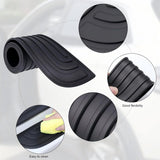 Yellow Universal Car Bumper Protection Strip Scratch Resistant Anti Slip, 104 x 9 cm In Australia - Darrahopens