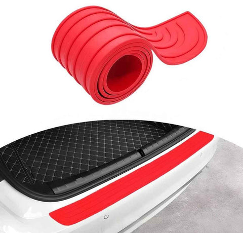 Red Universal Car Bumper Protection Strip Scratch Resistant Anti Slip, 104 x 9 cm In Australia - Darrahopens