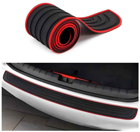 Black and Red Universal Car Bumper Protection Strip Scratch Resistant Anti Slip, 104 x 9 cm In Australia - Darrahopens