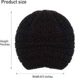 Womens Slouchy Ski Hat Warm with Satin Lining Navy Blue, 52-60 cm In Australia - Darrahopens