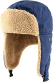 Winter Aviator Hat Thickened Cotton with Earmuffs Navy Blue, One Size In Australia - Darrahopens