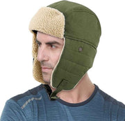 Winter Aviator Hat Thickened Cotton with Earmuffs Green, One Size In Australia - Darrahopens