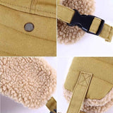 Winter Aviator Hat Thickened Cotton with Earmuffs Khaki, One Size In Australia - Darrahopens