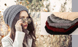 Womens Slouchy Ski Hat Warm with Satin Lining Dark Gray, 52-60 cm In Australia - Darrahopens