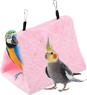 1 Piece Plush Parrot Hammock Winter Warm Bed Pink In Australia - Darrahopens