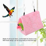 1 Piece Plush Parrot Hammock Winter Warm Bed Pink In Australia - Darrahopens