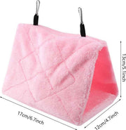 1 Piece Plush Parrot Hammock Winter Warm Bed Pink In Australia - Darrahopens