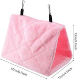 1 Piece Plush Parrot Hammock Winter Warm Bed Pink In Australia - Darrahopens