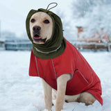 Dog Winter Earmuffs Calming Waterproof Snowproof Army Green, Size M, 40-54 cm In Australia - Darrahopens