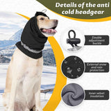 Dog Winter Earmuffs Calming Waterproof Snowproof Black, Size S, 40-54 cm In Australia - Darrahopens