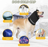 Dog Winter Earmuffs Calming Waterproof Snowproof Black, Size L, 50-64 cm In Australia - Darrahopens
