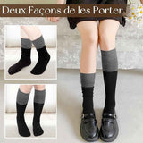 Womens Cotton Calf Socks Color Block Knitted Thermal Winter Socks In Australia - Darrahopens