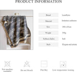 Womens Reversible Winter Scarf with Tassels Landscape Print, 180 x 65 cm In Australia - Darrahopens