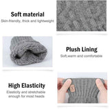 Fingerless Thermal Gloves Knitted Winter Gloves with Soft Lining In Australia - Darrahopens