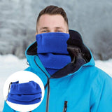 2 Pack Fleece Neck Warmers with Drawstring Red for Running and Cycling In Australia - Darrahopens