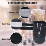 4 Piece Waterproof Dog Boots with Fleece Lining Non Slip Sole Black, Size XL In Australia - Darrahopens