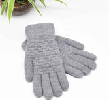 Womens Touchscreen Winter Mittens Thermal Knitted Fleece Lined Gray In Australia - Darrahopens