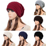 Womens Knitted Slouchy Beanie Winter Ski Hat Light Gray In Australia - Darrahopens