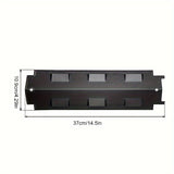 3-Pack Grill Heating Plates Black