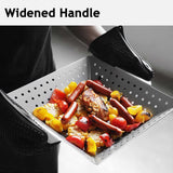 Stainless Steel Grill Pan Vegetable Grill Basket FLYE1392