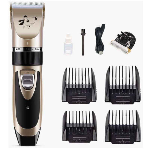 Professional Dog Clippers for Long Thick Hair Rechargeable Electric Clipper Set for Dogs and Cats In Australia - Darrahopens