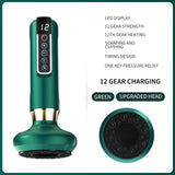 Anti Cellulite Massage Cupping Massager 12 Levels for Stomach and Thighs Green In Australia - Darrahopens