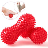 Peanut Muscle Massage Roller Stick for Yoga and Body Massage Multicolor