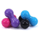 Peanut Muscle Massage Roller Stick for Yoga and Body Massage Multicolor