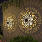 1-Piece Solar Garden Wall Light for Fence and Patio Warm White In Australia - Darrahopens