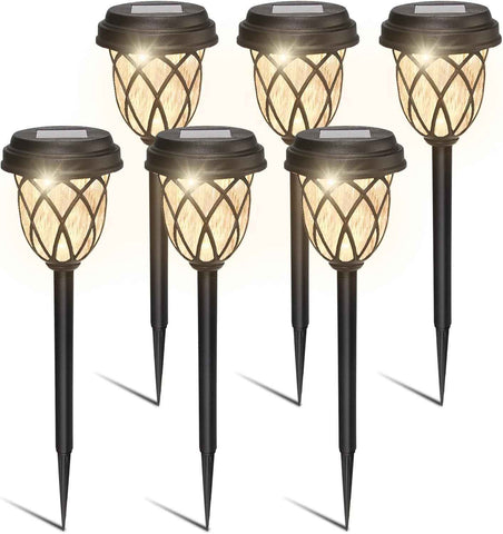 6-Pack Solar Garden Lights Waterproof LED Path Lights In Australia - Darrahopens