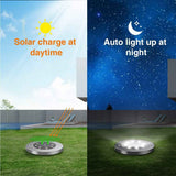 8-Pack Solar Garden Lights IP65 Waterproof 6000K Cool White Landscape Lighting In Australia - Darrahopens