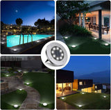 8-Pack Solar Garden Lights IP65 Waterproof 6000K Cool White Landscape Lighting In Australia - Darrahopens