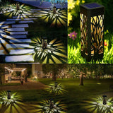 6-Pack Solar Garden Lights Waterproof Warm White LED Outdoor Lights Black Shell In Australia - Darrahopens