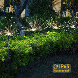 2-Pack 120 LED Solar Firework Garden Lights for Patio and Flower Boxes White In Australia - Darrahopens